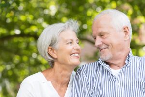 portrait of an older couple